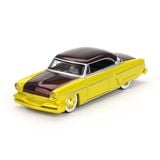  MINI GT - 1/64 LINCOLN CAPRI HOT ROD 1954 LIME YELLOW - 794 