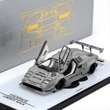  TOP ART - 1/64 LBWK LAMBORGHINI COUNTACH COMBAT GREY - TAO640007 
