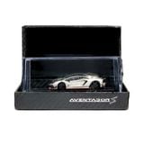  YM MODEL - [2 VER] 1/64 ROWEN RESIN LAMBORGHINI AVENTADOR S SILVER - YM64LAS 