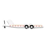  MINI GT - CAR HAULER TRAILER TYPE C WHITE - AC21 
