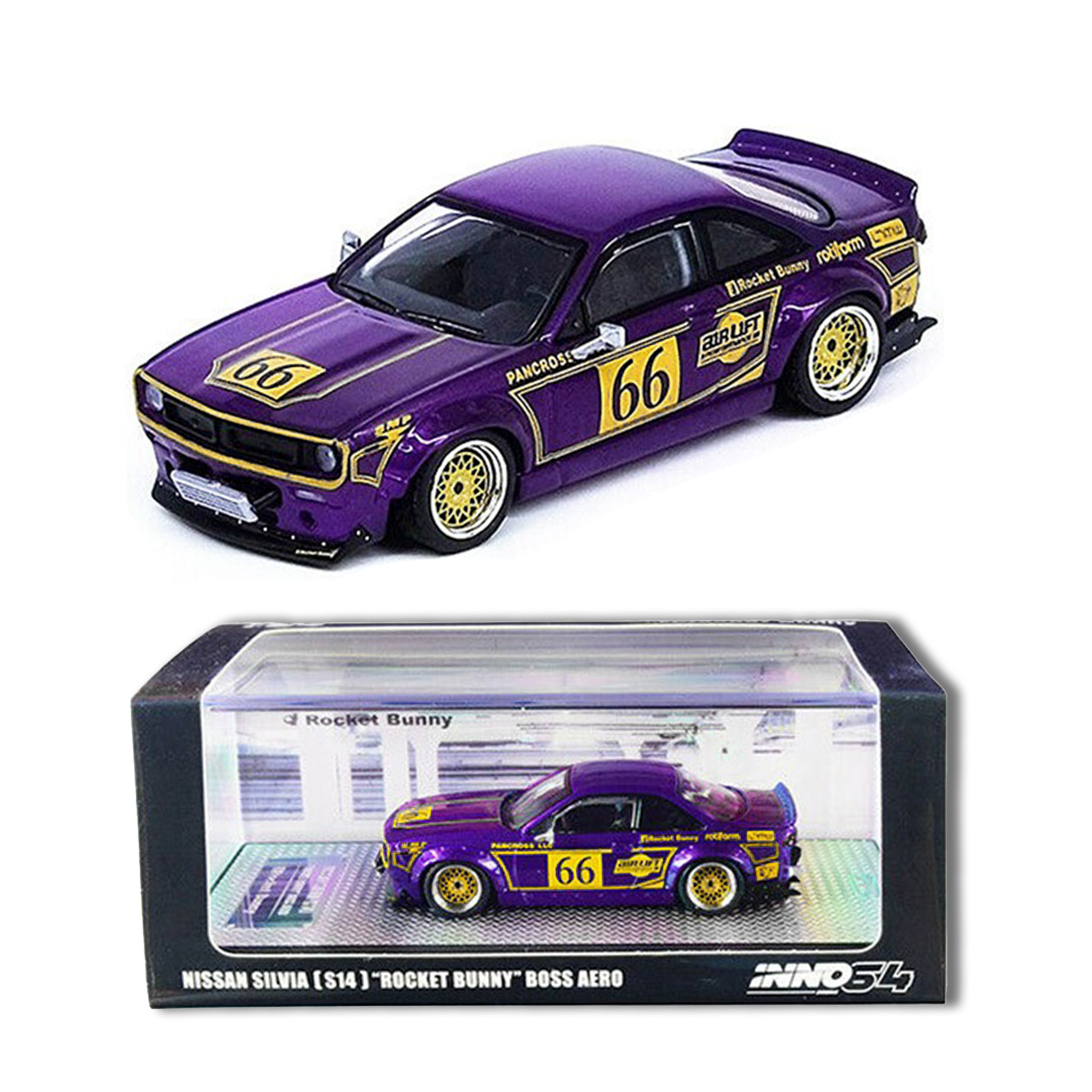  INNO64 NISSAN SILVIA [S14] "ROCKET BUNNY" BOSS AERO INNO64MP 