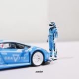  MINI GT - [COMBO] LBWK LAMBORGHINI HURACAN GT GRAVITY + DAI GRAVITY FIGURE - 1055F 