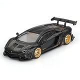  MINI GT - [ CARD NHẬT ] 1/64 LAMBORGHINI AVENTADOR LB-WORKS MATTE BLACK LBWK CARD - 1087LB 