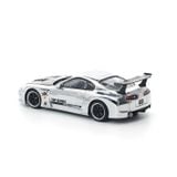  POP RACE - 1/64 TOP SECRET GT300 SUPRA SILVER CHROME - PR64325 