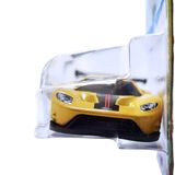  HOT WHEELS EXOTICARS - 2016 FORD GT RACE / COURSE YELLOW TREASURE HUNT TH - JJM05 