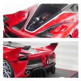  BBR MODELS - 1/18 FERRARI FXX K NO.88 ROSSO TRISTRATO SILVER STRIP LIMITED 49PCS - BBR18.88 