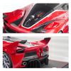  BBR MODELS - 1/18 FERRARI FXX K NO.88 ROSSO TRISTRATO SILVER STRIP LIMITED 49PCS - BBR18.88 