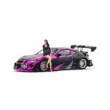  TIME MICRO - [KÈM FIGURE] 1/64 TOYOTA GR 86 BLACK PURPLE - TM642316-1 