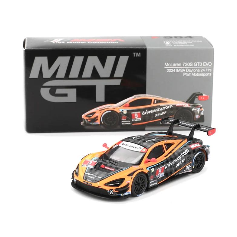 楓　Mini-Z McLaren 720S GT3 & F1 GTR 数量限定】MINI-Z用プラボディー GL 720S GT3（塗装済み）：ブラック