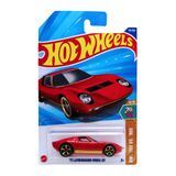  HOT WHEELS BASIC - '71 LAMBORGHINI MIURA SV RED - HYX22 