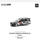  POPRACE - Nissan Stagea Simon's Garage #62 (BLACK) - PR64211 