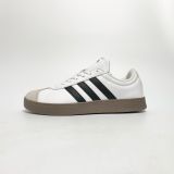  ADIDAS VL COURT BASE WHITE BLACK TAN ID3714 