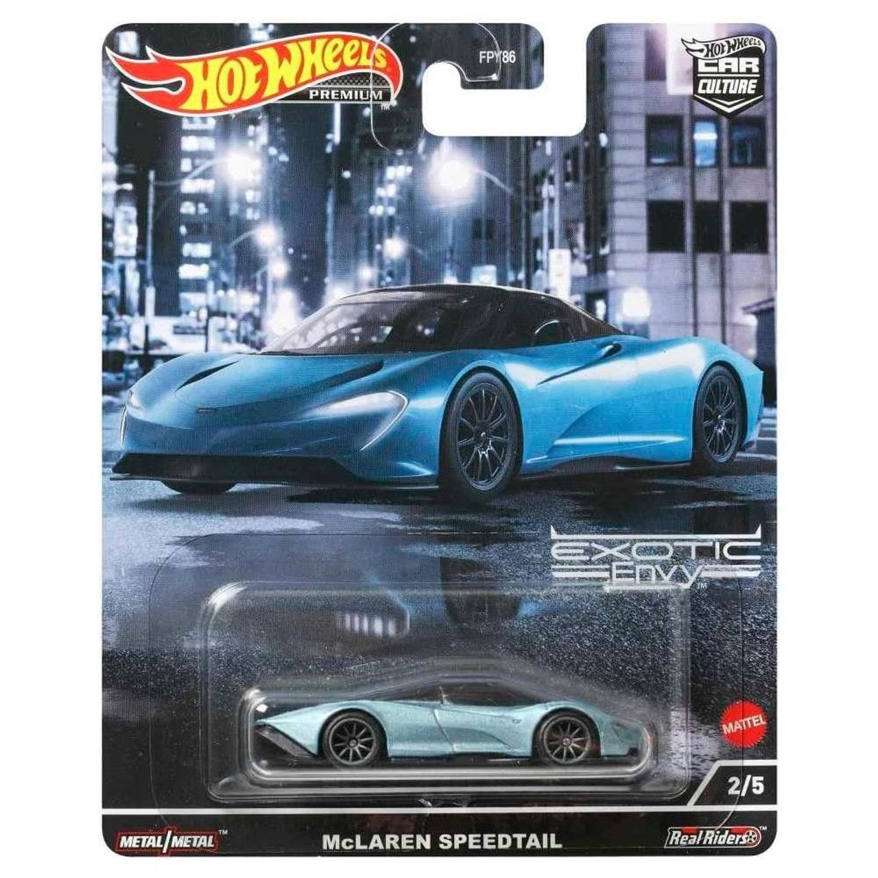  HOT WHEELS PREMIUM - MCLAREN SPEEDTAIL EXOTIC ENVY - HCJ92 