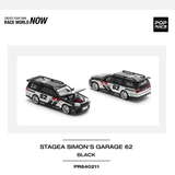  POPRACE - Nissan Stagea Simon's Garage #62 (BLACK) - PR64211 