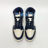  NIKE AIR JORDAN 1 RETRO HIGH OG OBSIDIAN 555088-140 