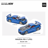  POP RACE - Mazda RX-7 (FD3S) Re-Amemiya Widebody (metallic blue) - PR64119 