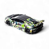  FLAME - 1/64 LBWK WIDE BODY LAMBORGHINI HURACAN LP610-4 LBWK WIDEBODY CAMOUFLAGE BAPE - F64LB 