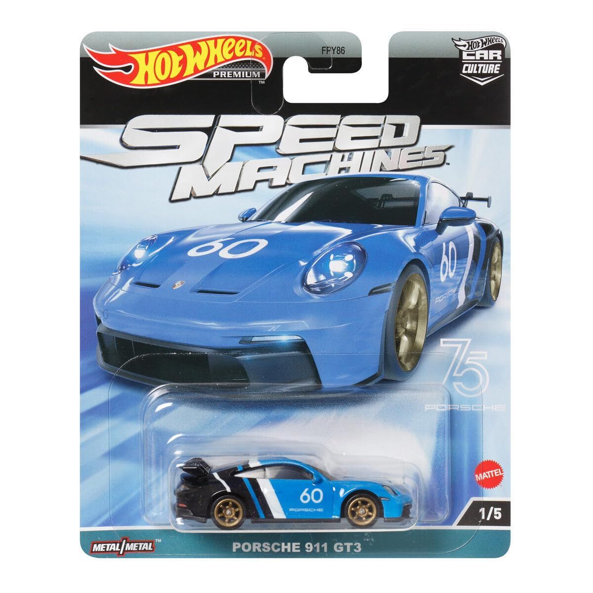  HOT WHEELS PREMIUM PORSCHE 911 GT3 HKC44 
