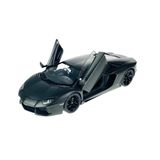  WELLY - 1/24 LAMBORGHINI AVENTADOR LP700-4 BLACK - 24033MA.BK 
