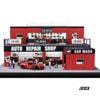  SCJ DIORAMA - 1/64 AUTO REPAIR SHOP MINIATURE SCENE SHOU CANG JIA DIORAMA GARA SỬA XE - SCJ82055 