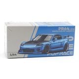  POP RACE - 1/64 MAZDA RX-8 RE-AMEMIYA LIGHT BLUE - PR64270 