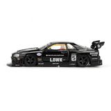  MINI GT - 1/64 NISSAN LB-ER34 R34 SUPER SILHOUETTE SKYLINE BLACK - 844 