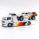  HOT WHEELS PREMIUM - SET TEAM TRANSPORT FLEET STREET VS TOYOTA OFF-ROAD TRUCK - HRV39 