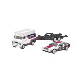  HOT WHEELS TEAM TRANSPORT - SET 2 CHIẾC DMC DELOREAN AND HW RALLY HAULER - JBM35 