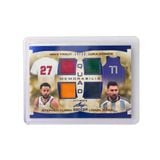  LEAF ULTIMATE SOCCER QUAD MEMORABILIA - MẢNH ÁO MESSI - CURRY - TROUT - DONCIC - SPORT CARD SC19720 