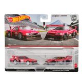  HOT WHEELS PREMIUM - SET 2 CHIẾC NISSAN SKYLINE SILHOUETTE VS LB-ER34 SUPERSILHOUETTE NISSAN SKYLINE - HKF49 