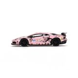  MINI GT - LAMBORGHINI AVENTADOR SVJ BABY PINK MINI GT GIVE 2022 HK EDITION - 460 