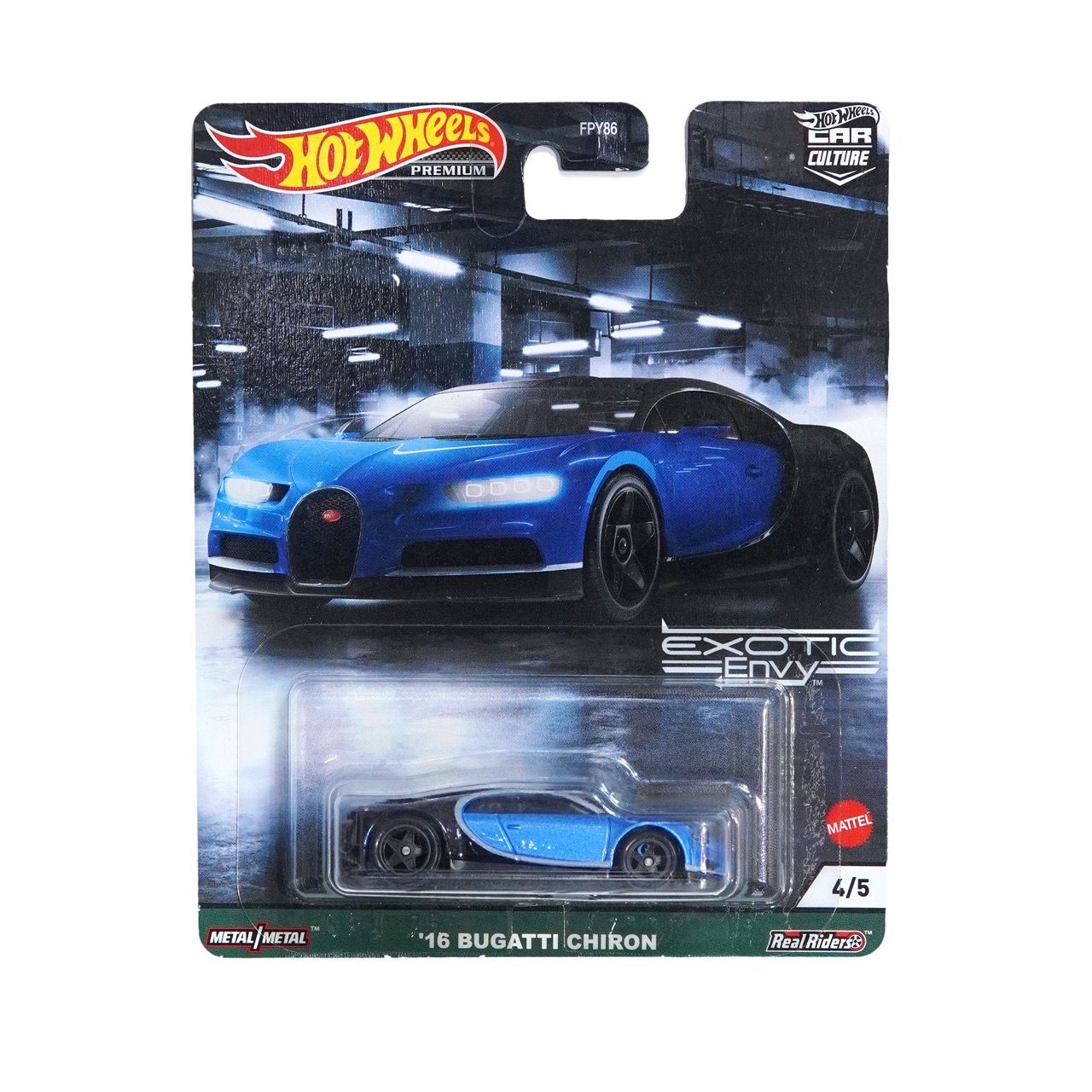  HOT WHEELS PREMIUM ‘16 BUGATTI CHIRON GRJ76 