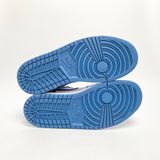  NIKE AIR JORDAN 1 LOW WHITE DARK MARINA BLUE DC0774-114 