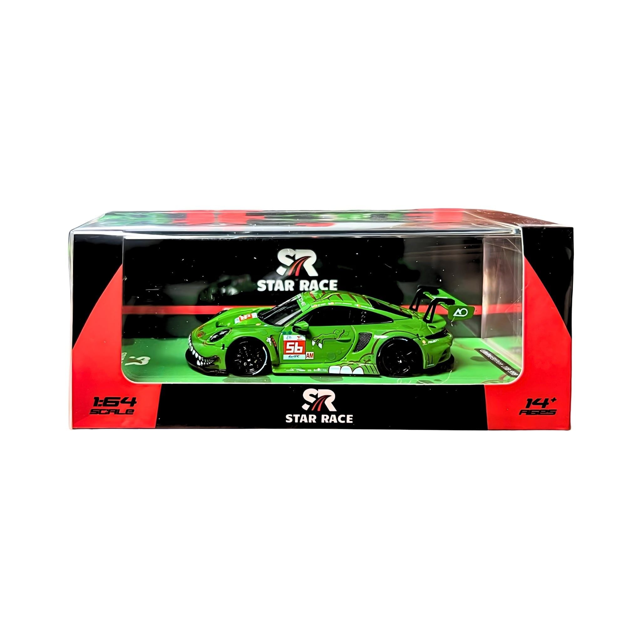  STAR RACE - 1/64 PORSCHE 911 GT3 TYRANNOSAURUS COATING NO.56 - SR64019 