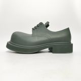  BALENCIAGA TRAINERS WORN-OUT DARK GREEN 717805W0FOI1025 
