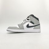  NIKE AIR JORDAN 1 MID LIGHT SMOKE GREY 554724-078 