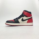  NIKE AIR JORDAN 1 RETRO HIGH BRED TOE 555088-610 