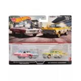  HOT WHEELS PREMIUM - SET 2 CHIẾC ‘63 PLYMOUTH BELVEDERE 426 WEDGE VÀ ‘65 ĐOGE CORONET - HKF56 
