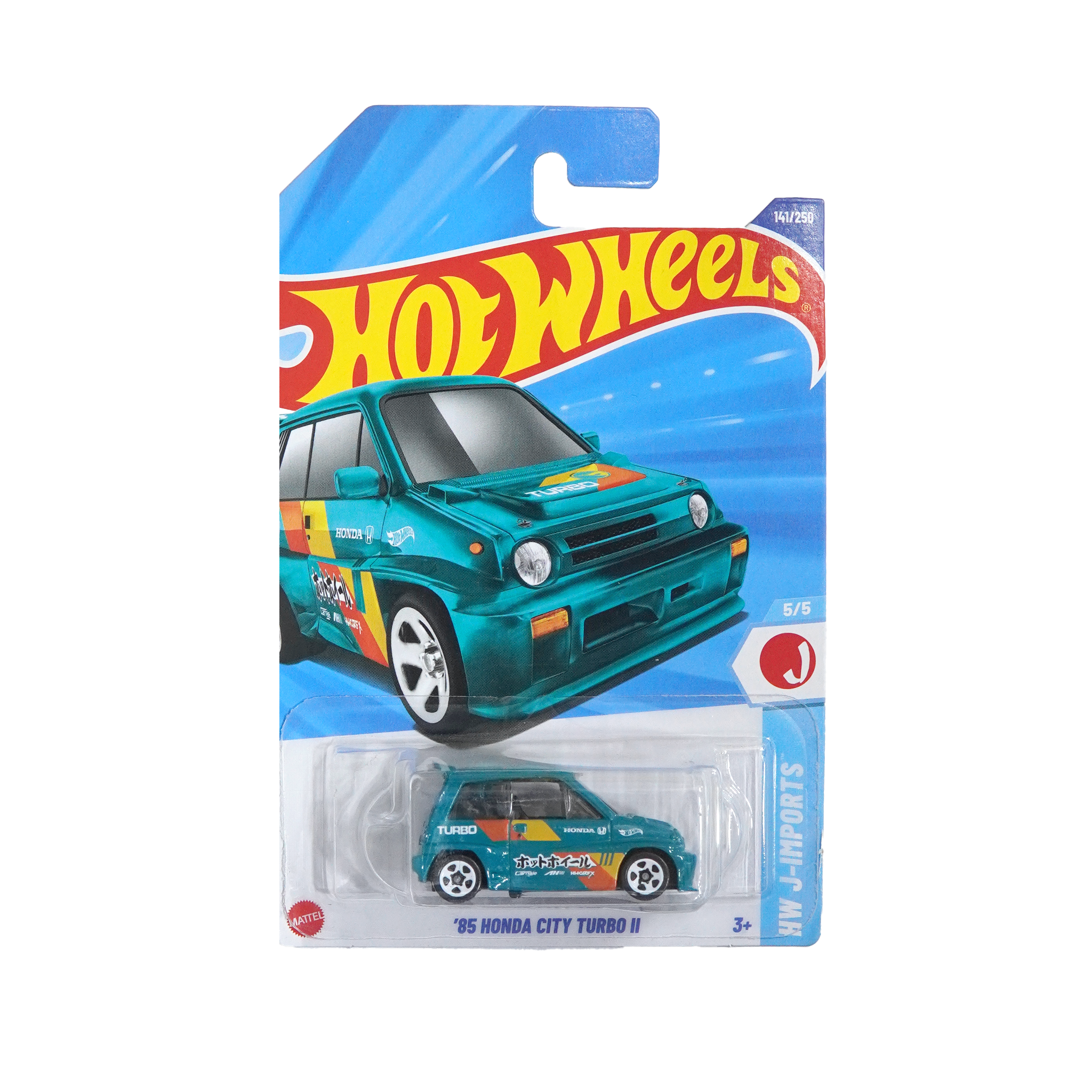  HOT WHEELS BASIC '85 HONDA CITY TURBO II JBC25 