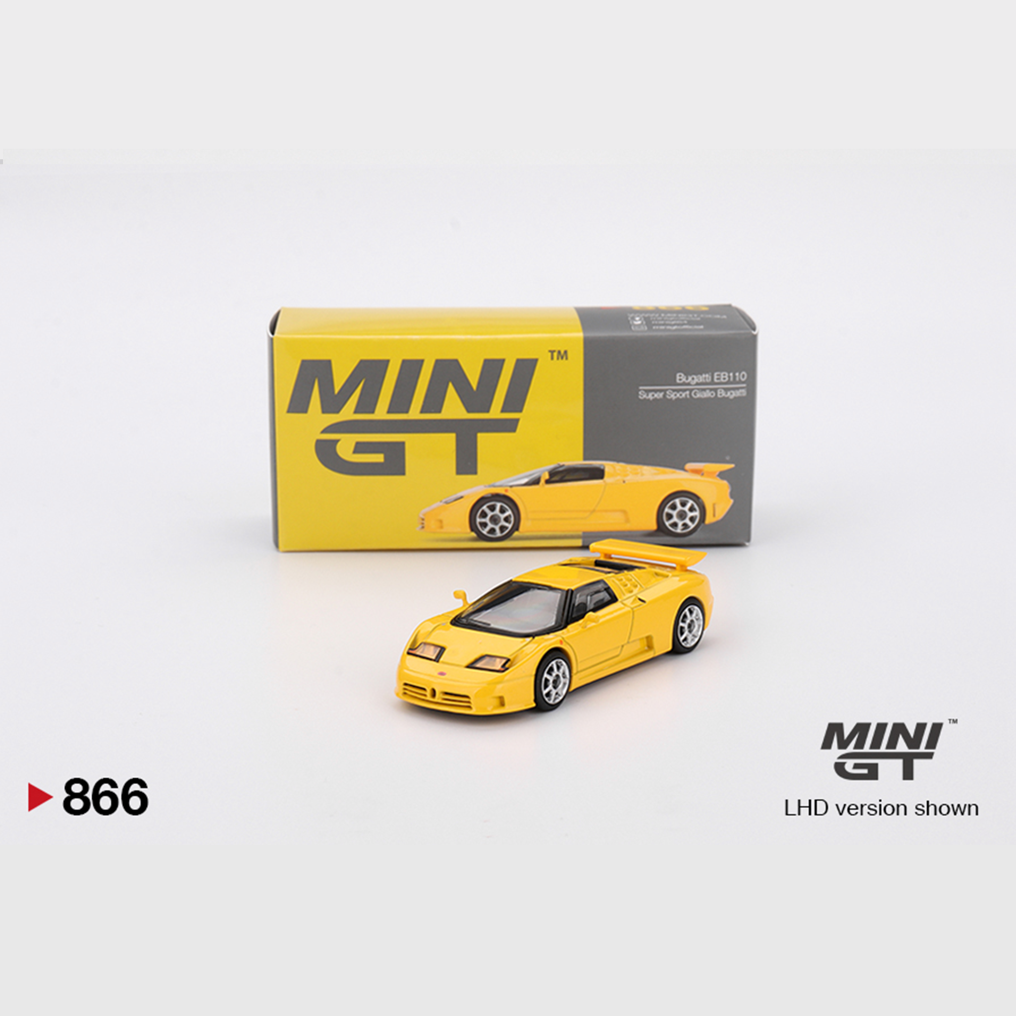  MINI GT Bugatti EB110 Super Sport Giallo Bugatti (loose) 866 