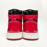 NIKE AIR JORDAN 1 RETRO HIGH OG PATENT BRED 555088-063 
