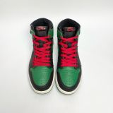  NIKE AIR JORDAN 1 RETRO HIGH PINE GREEN BLACK 2.0 555088-030 