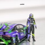  MINI GT - [COMBO] LAMBORGHINI HURACAN GT3 EVO2 #78 FORTE RACING 2024 IMSA DAYTONA 24 HRS + DAI FIGURE PREMIUM - 1062F 