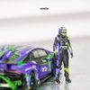  MINI GT - [COMBO] LAMBORGHINI HURACAN GT3 EVO2 #78 FORTE RACING 2024 IMSA DAYTONA 24 HRS + DAI FIGURE PREMIUM - 1062F 