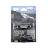  MINI GT - 1/64 NISSAN GT-R 2013 DARK METAL GRAY NISMO R35 CRS VERSION - 1089 