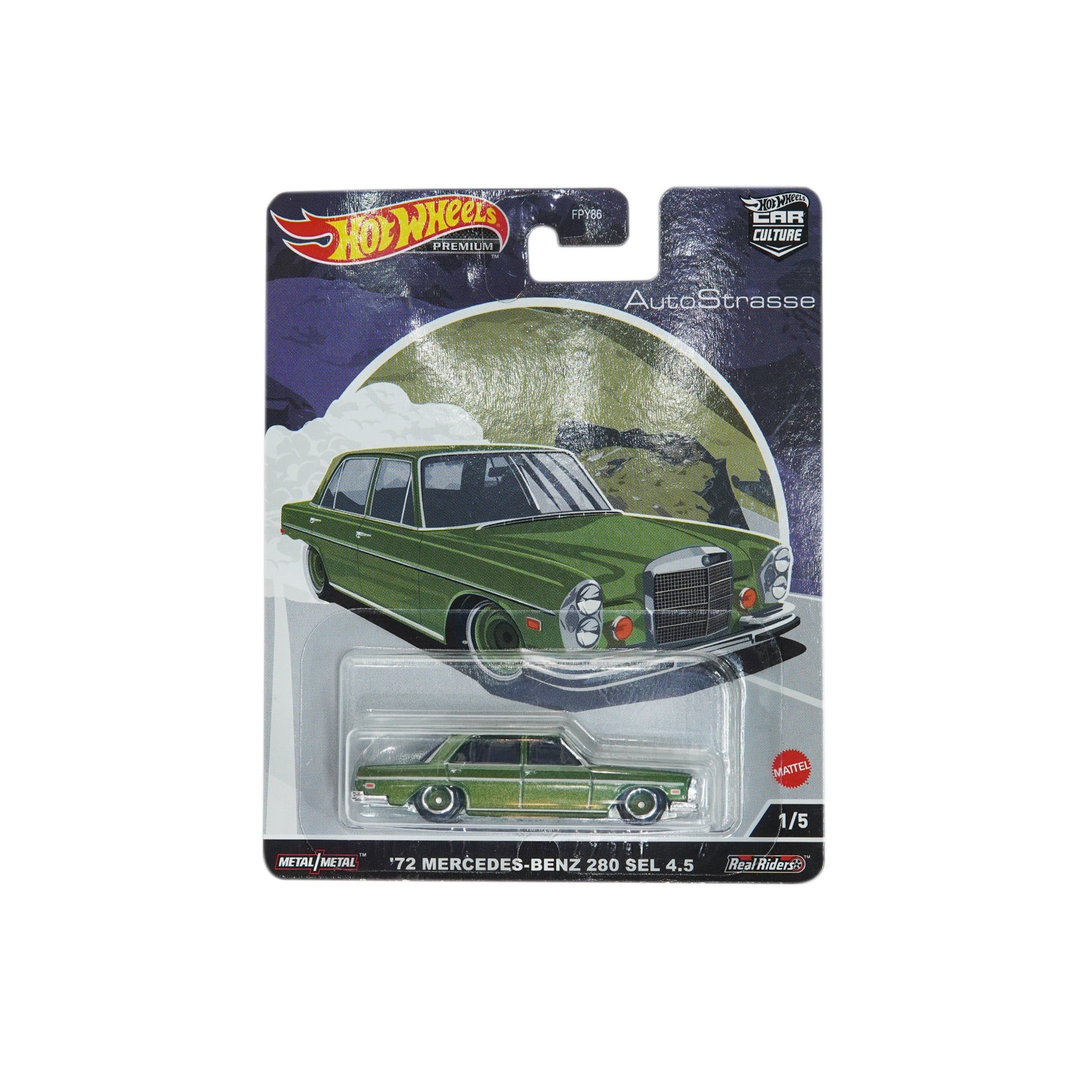  HOTWHEELS PREMIUM '72 MERCEDES-BENZ 280 SEL 4.5 HCK18 
