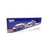  MINI GT - 1/64 PORSCHE 911 DAKAR #718 AND VOLKSWAGEN ID BUZZ PORSCHE CENTRUM GELDERLAND ROUGHROADS SET - MGTS0019 