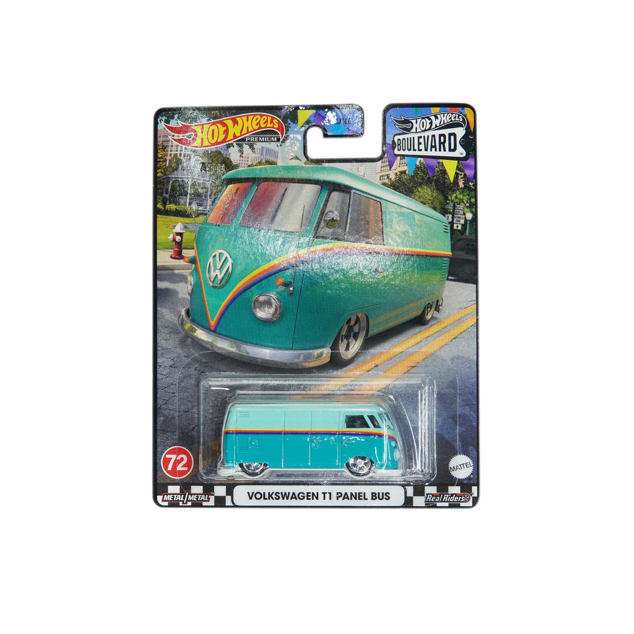  HOTWHEELS PREMIUM VOLKSWAGEN T1 PANEL BUS HKF18 