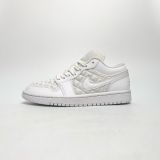  NIKE AIR JORDAN 1 LOW QUILTED WHITE DB6480-100 