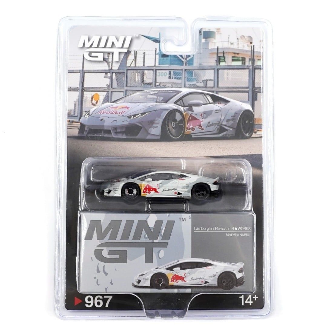 MINI GT Lamborghini Huracan LB☆WORKS ver. 2 Mad Mike NIMBUL 967